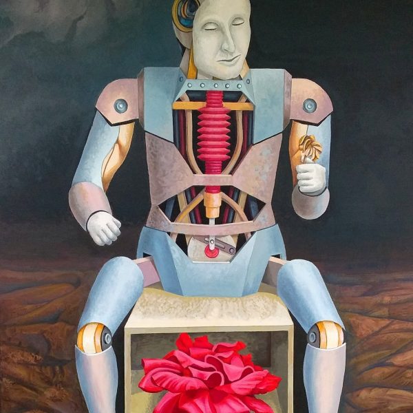 custode della memoria acrilico su tela 100x80